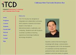 First page of web site project